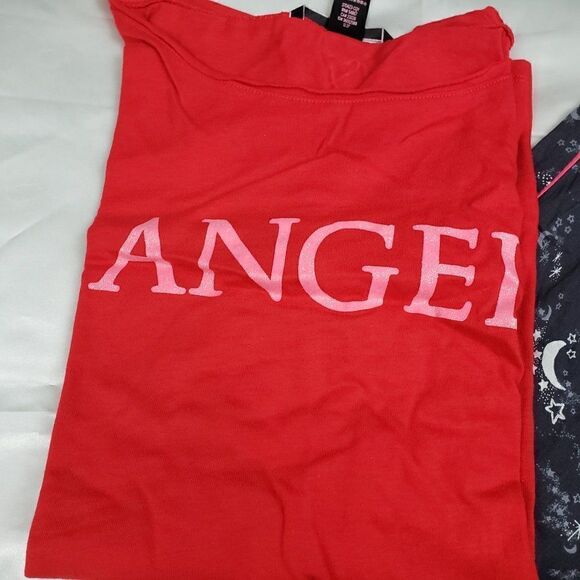 VS Gray Celestial Print Pants Red Sleepshirt - Picture 3 of 3